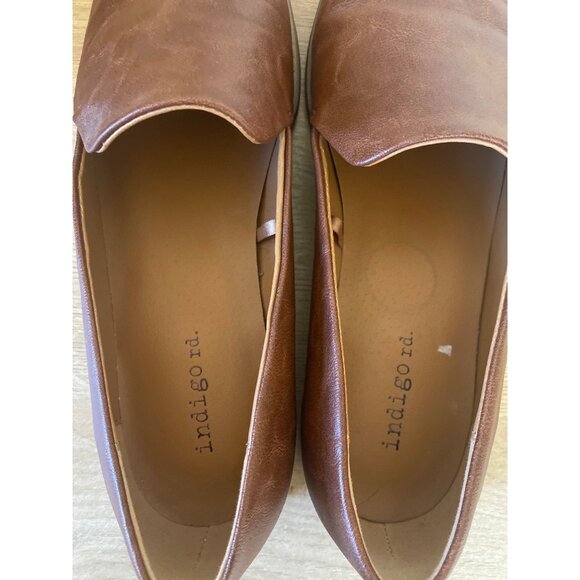 Indigo Rd. Women’s Brown Faux Leather Loafers Size 7.5 - Picture 6 of 8